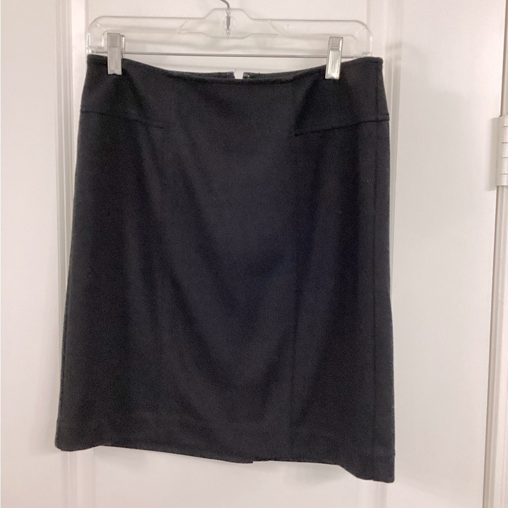 LOFT Black Knee-Length Pencil Skirt for Work